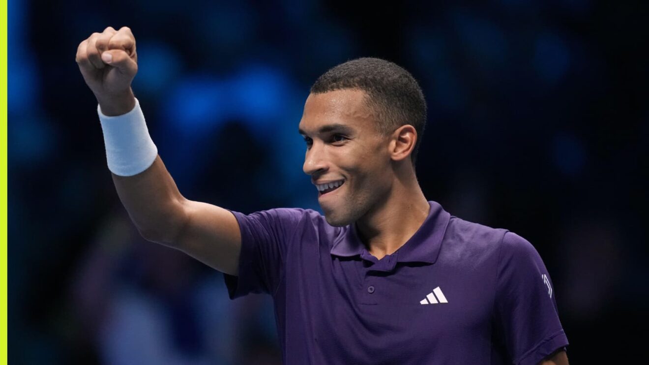 Felix Auger-Aliassime at the ATP Finals