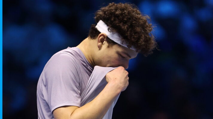 Pictured: Ben Shelton at the ATP Finals.