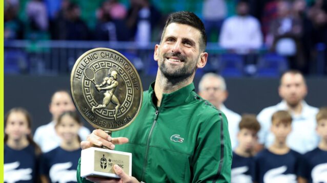 Novak Djokovic won the title in Athens