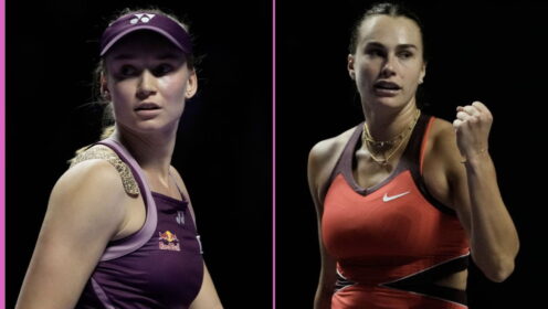 Elena Rybakina and Aryna Sabalenka