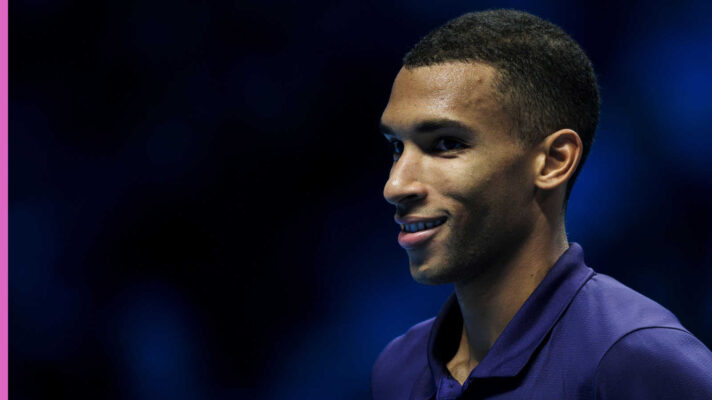 Pictured: Felix Auger-Aliassime during a match