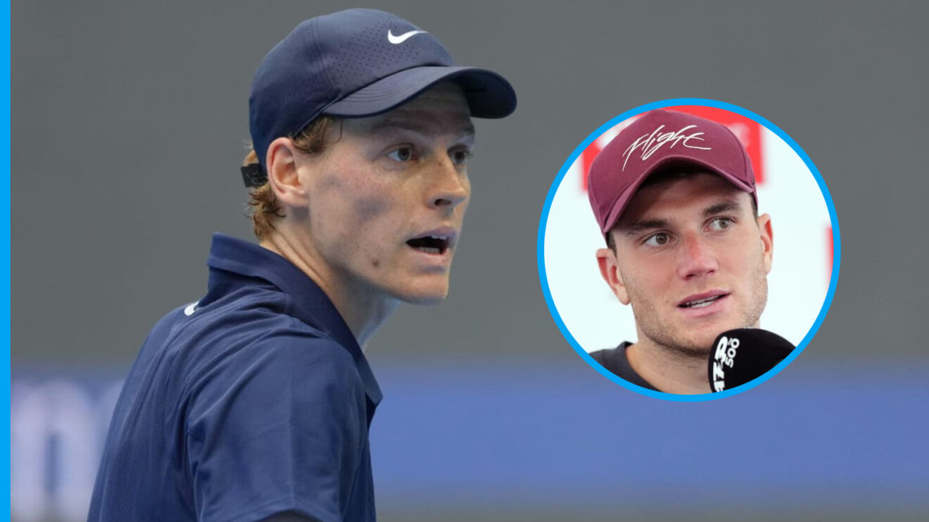 Pictured: Jannik Sinner and Jack Draper.