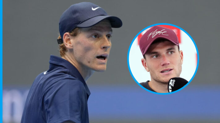 Pictured: Jannik Sinner and Jack Draper.