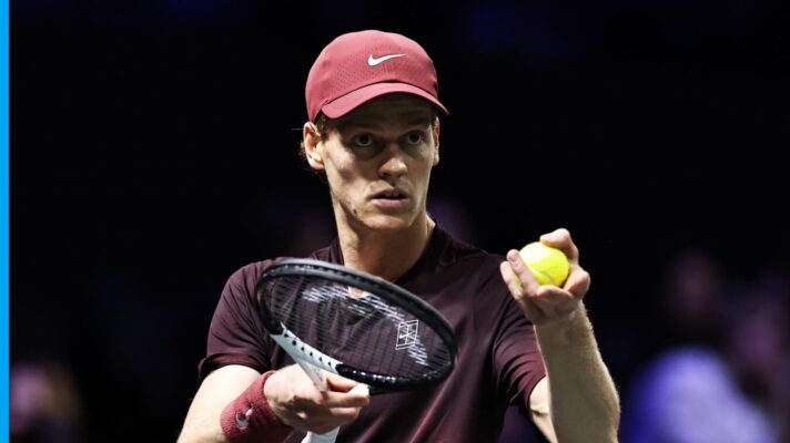 Jannik Sinner at the Paris Masters