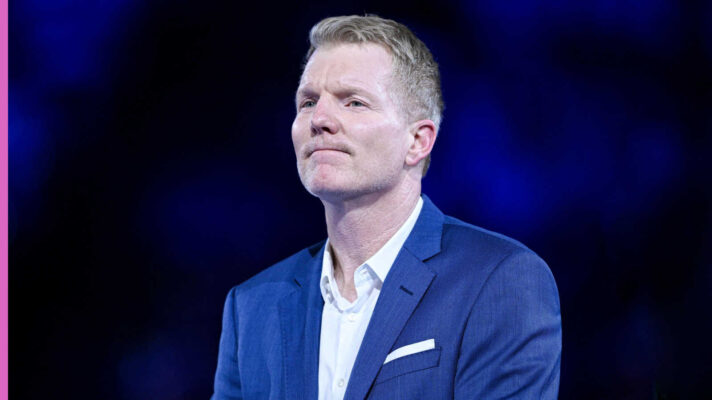 Jim Courier at a tennis event