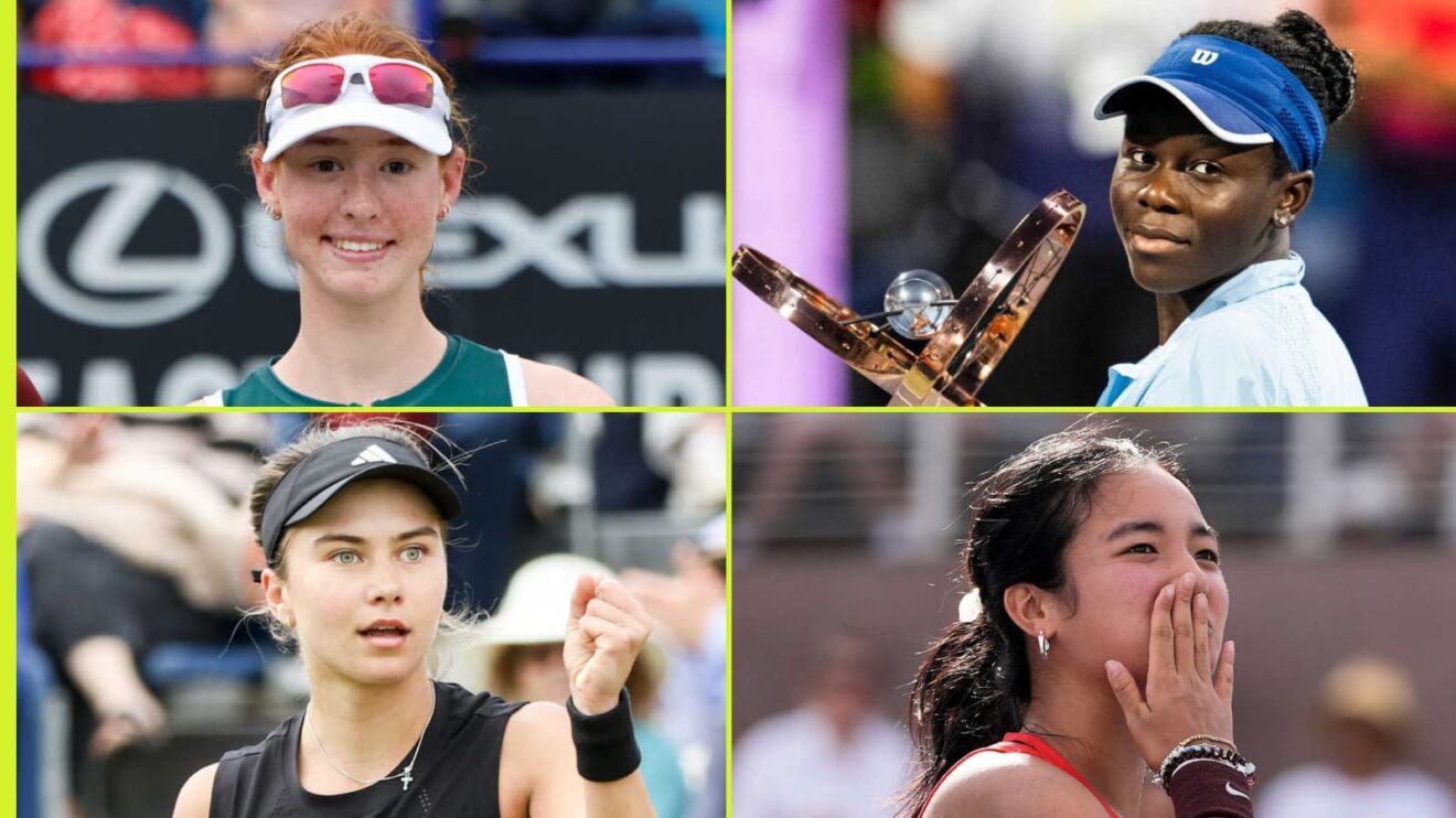 Rising WTA stars Maya Joint, Victoria Mboko, Alex Eala and Iva Jovic