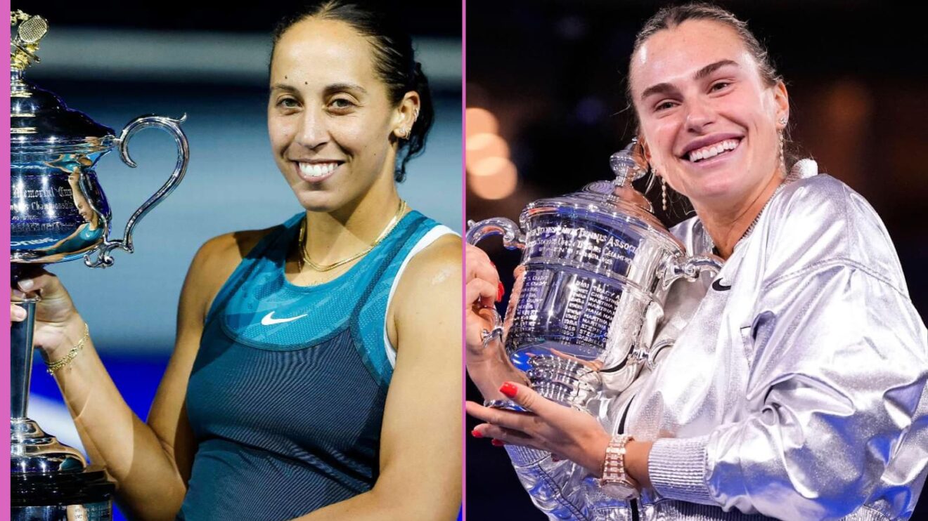 Pictured: Madison Keys and Aryna Sabalenka.