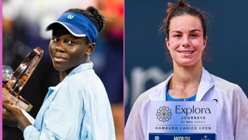 Pictured L-R: Victoria Mboko and Lois Boisson.