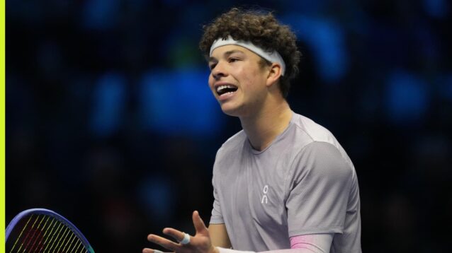 Ben Shelton at the ATP Finals in Turin