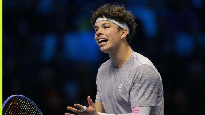 Ben Shelton at the ATP Finals in Turin