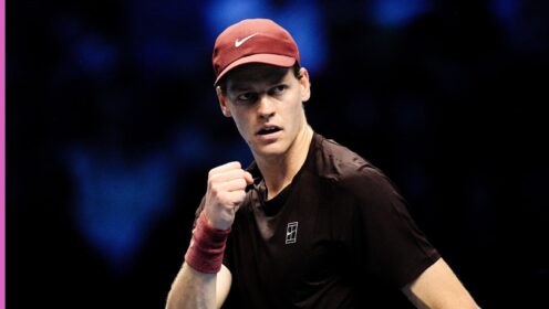 Jannik Sinner at the ATP Finals in Turin