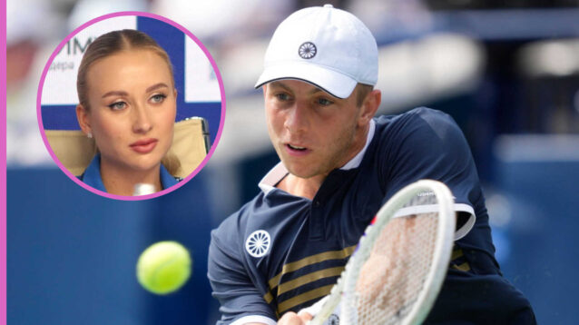 Pictured: Tallon Griekspoor with inset of Anastasia Potapova