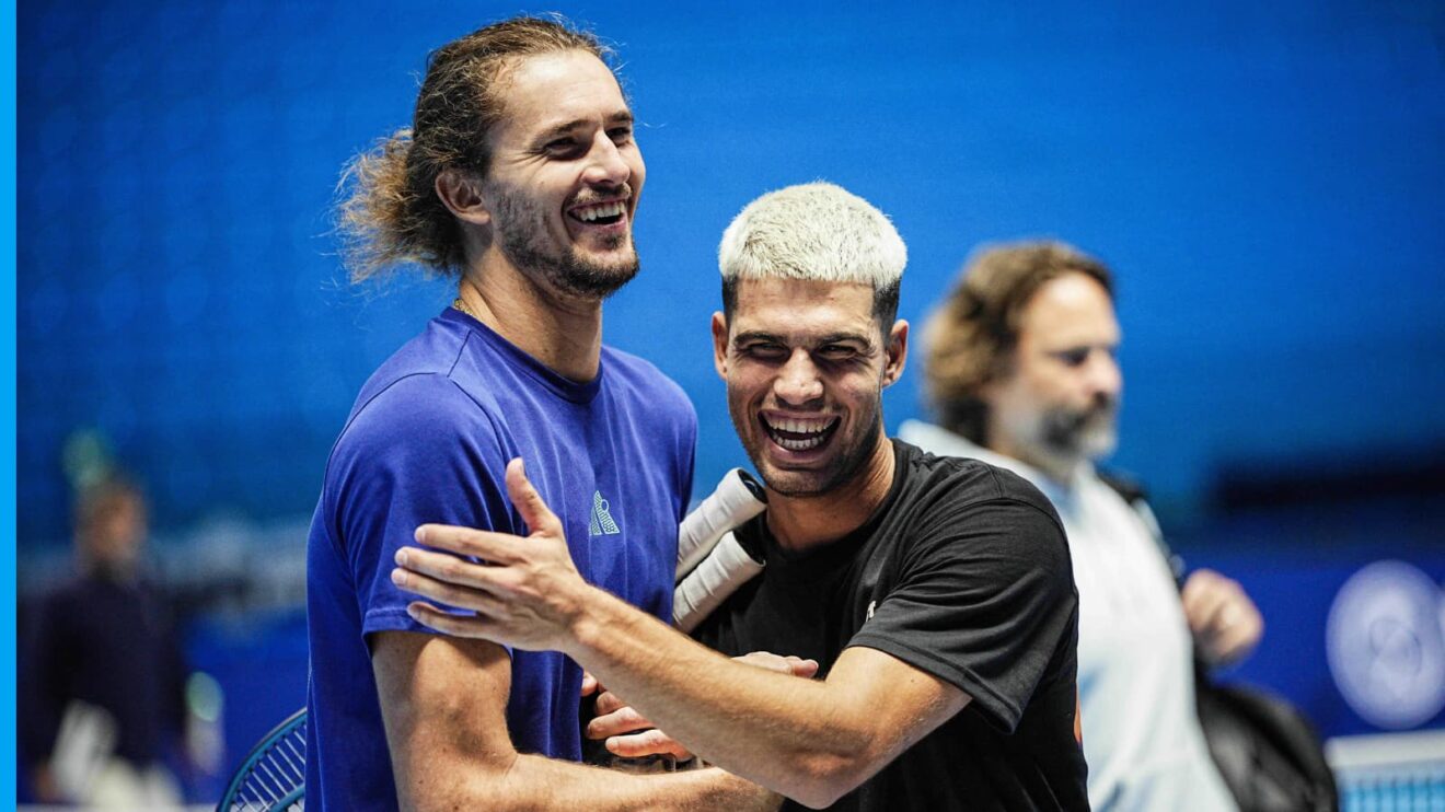 Alexander Zverev and Carlos Alcaraz