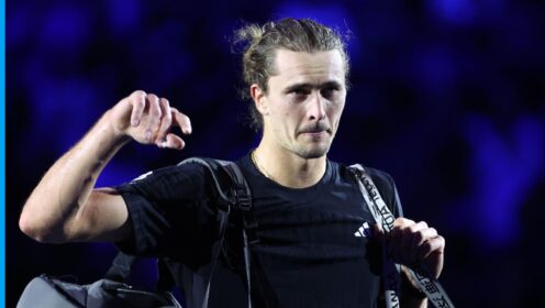 Alexander Zverev at the ATP Finals