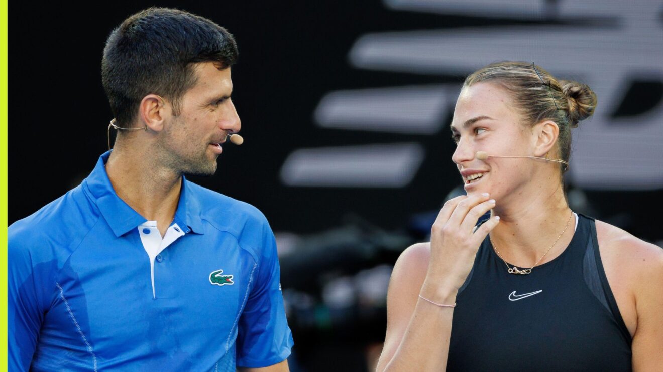 Novak Djokovic and Aryna Sabalenka