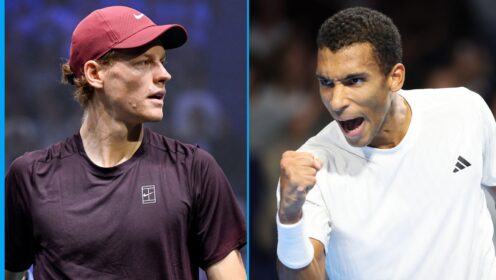 Jannik Sinner and Felix Auger-Aliassime