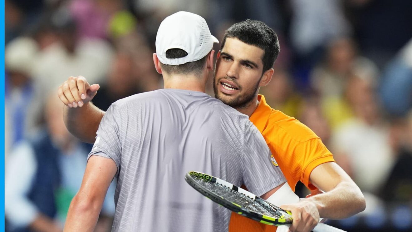 Joao Fonseca and Carlos Alcaraz