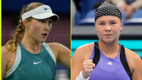 Mirra Andreeva and Diana Shanider