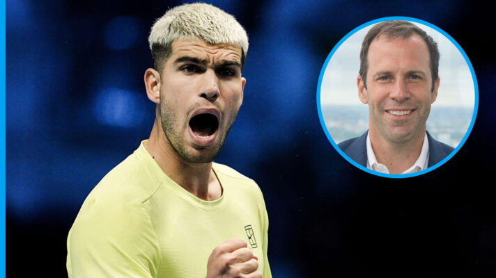 Carlos Alcaraz and Greg Rusedski