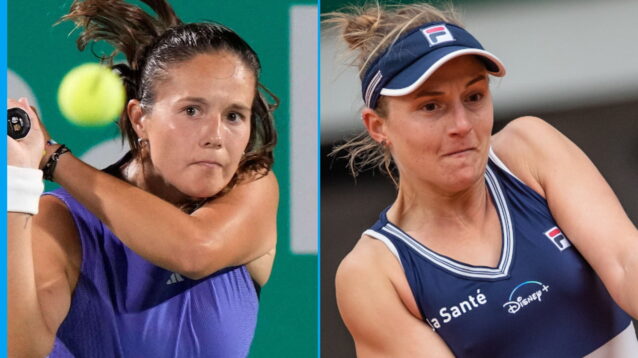 Pictured: WTA Tour stars Daria Kasatkina and Nadia Podoroska.
