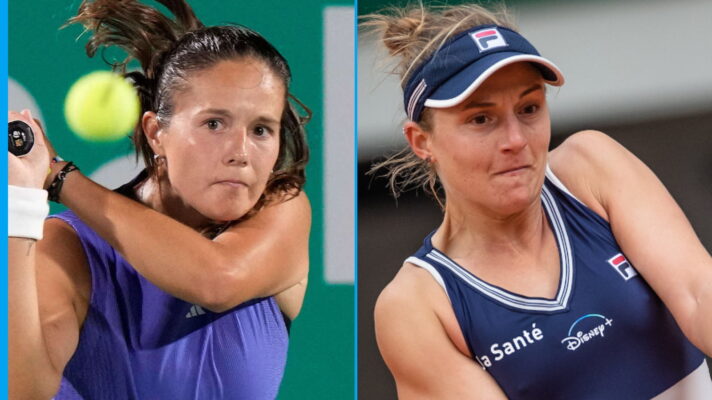 Pictured: WTA Tour stars Daria Kasatkina and Nadia Podoroska.