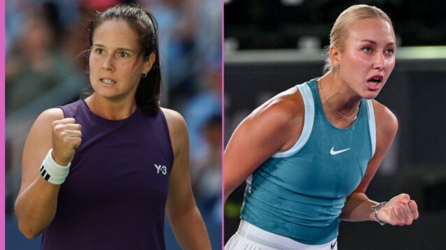 Pictured: Daria Kasatkina and Anastasia Potapova.