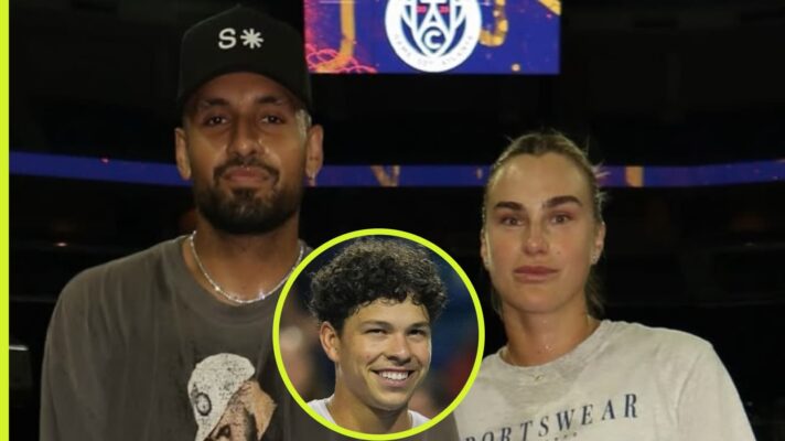 Nick Kyrgios, Aryna Sabalenka and Ben Shelton