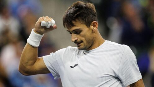 Pictured: ATP Tour star Mariano Navone.