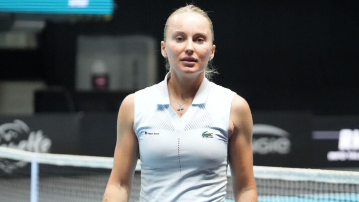 Pictured: Polina Kudermetova.