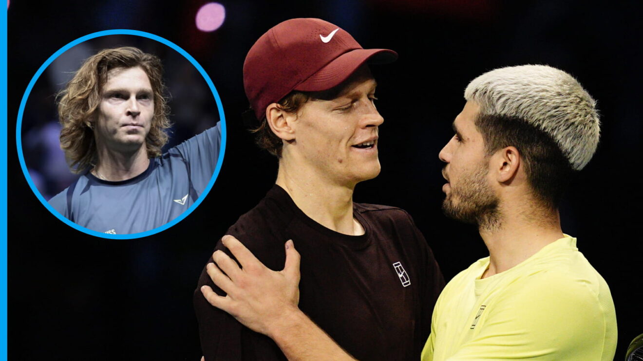 Andrey Rublev on Jannik Sinner and Carlos Alcaraz
