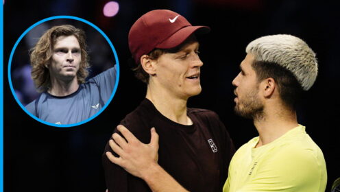 Andrey Rublev on Jannik Sinner and Carlos Alcaraz