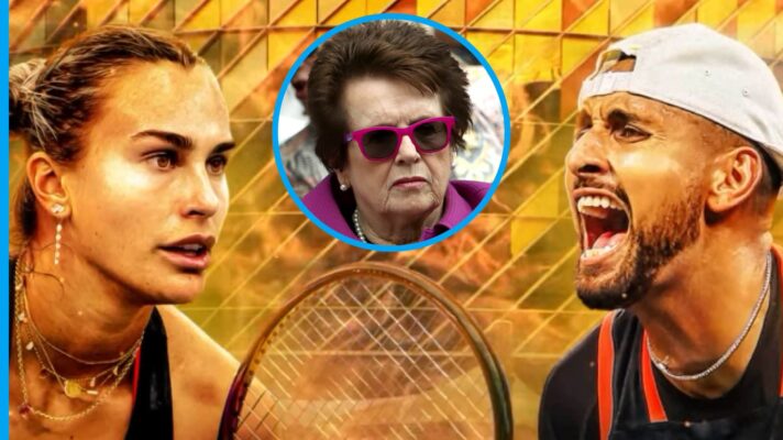 Aryna Sabalenka, Nick Kyrgios and Billie Jean King