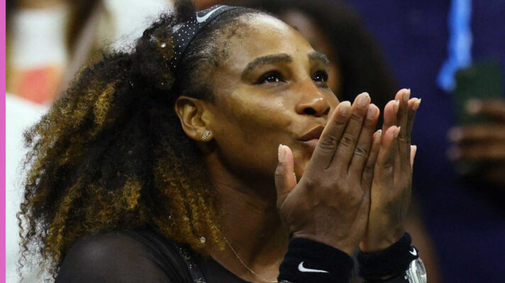 Pictured: Serena Williams during a match