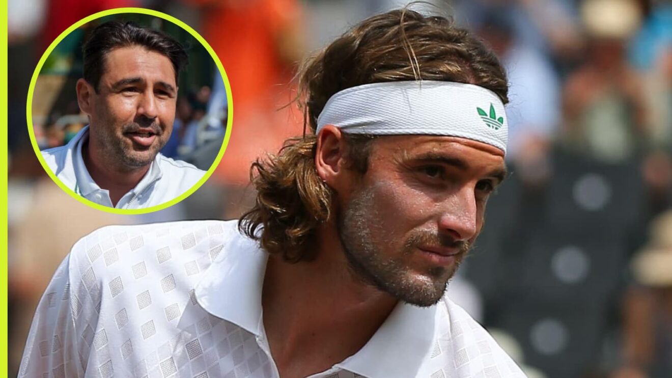 Stefanos Tsitsipas and Marcos Baghdatis