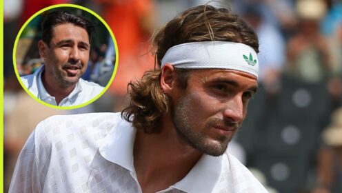 Stefanos Tsitsipas and Marcos Baghdatis