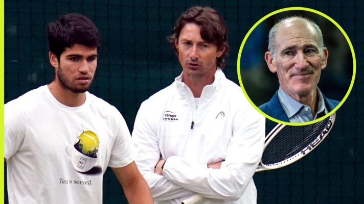 Carlos Alcaraz and Brad Gilbert