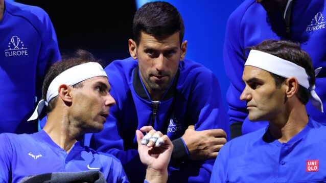 Novak Djokovic, Rafael Nadal, Roger Federer