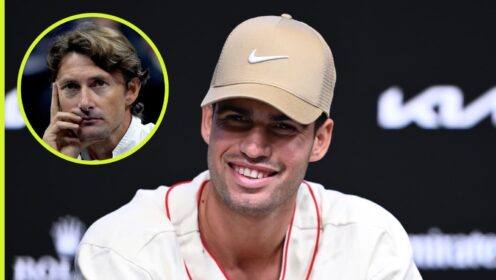 Carlos Alcaraz and Juan Carlos Ferrero