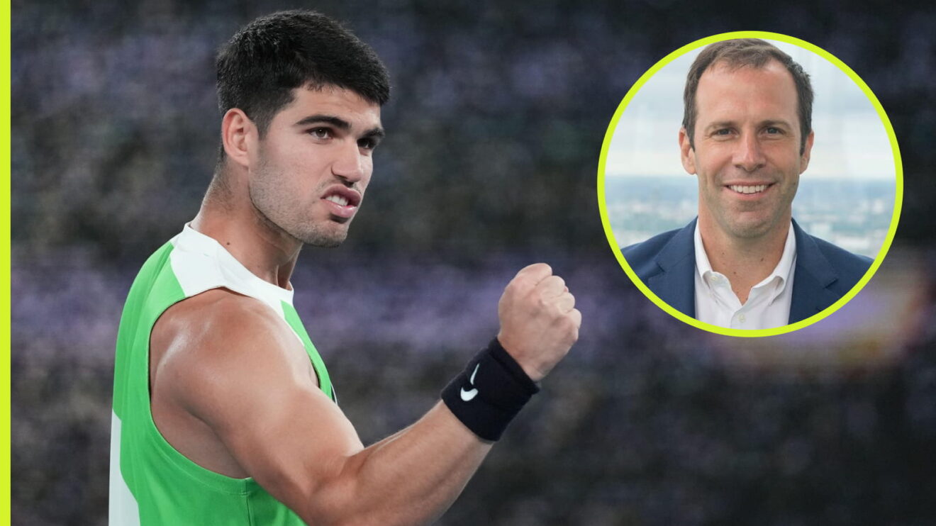 Carlos Alcaraz and Greg Rusedski