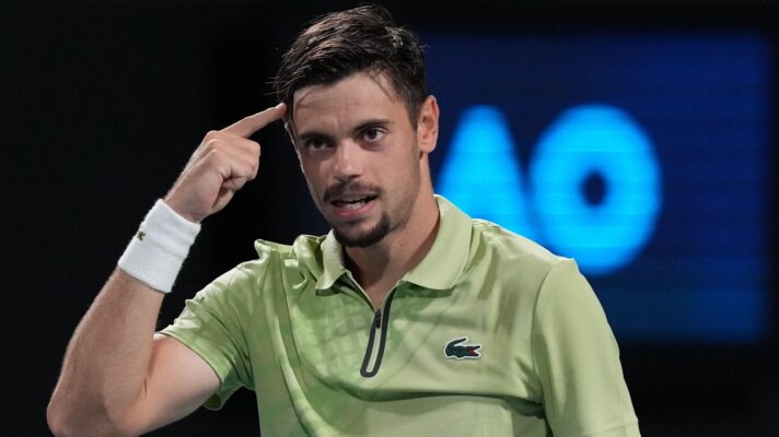 Pictured: Arthur Gea celebrates.