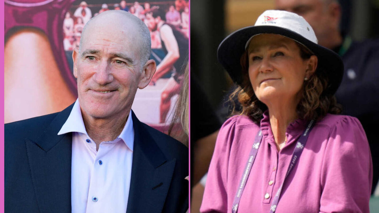 Pictured: Brad Gilbert and Pam Shriver