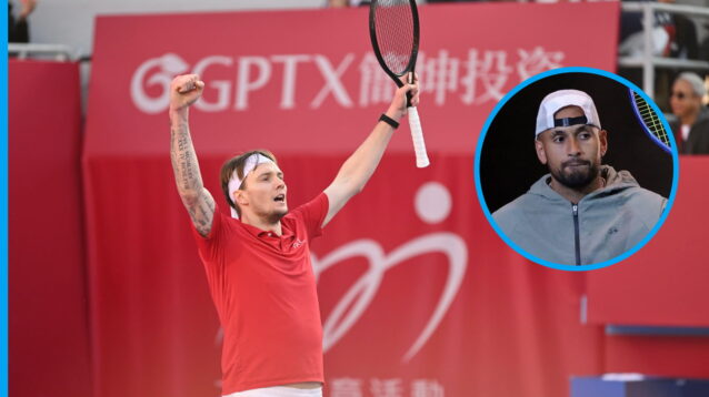 Alexander Bublik and Nick Kyrgios