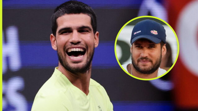 Pictured: Carlos and Alvaro Alcaraz.