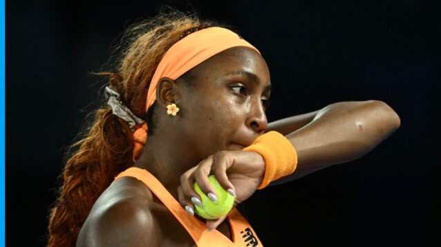 Coco Gauff at the Australian Open
