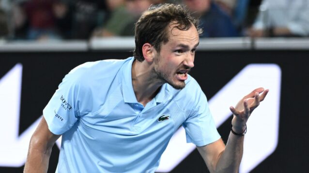 Daniil Medvedev at the Australian Open