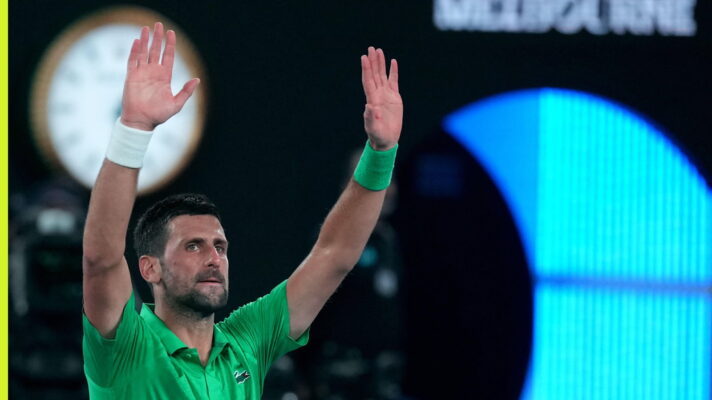 Novak Djokovic at the Australian Open
