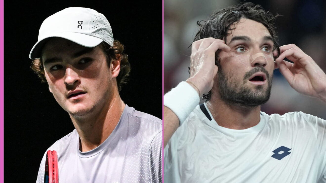 Pictured L-R: Joao Fonseca and Valentin Vacherot.