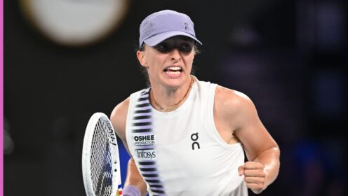 Iga Swiatek at the Australian Open