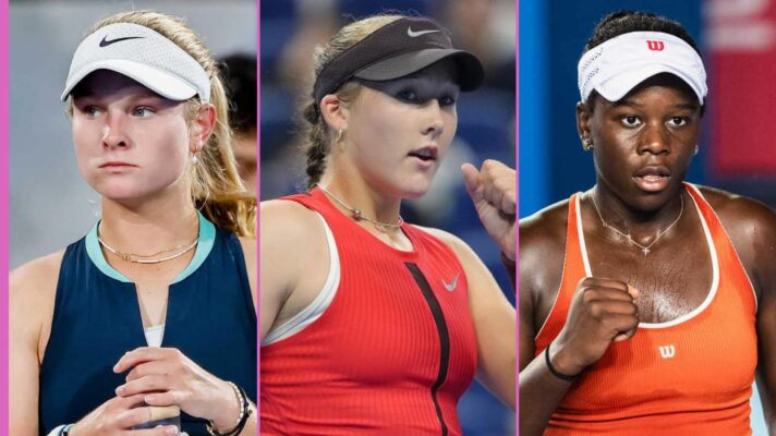 Emerson Jones, Mirra Andreeva and Victoria Mboko