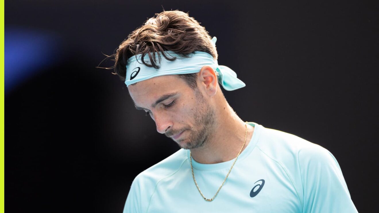 Lorenzo Musetti at the Australian Open